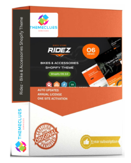 Ridez – Bike & Accessories Shopify Theme OS 2.0 🚴♂️🏍️