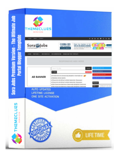 Sora Jobs Premium Version – The Ultimate Job Portal Blogger Template