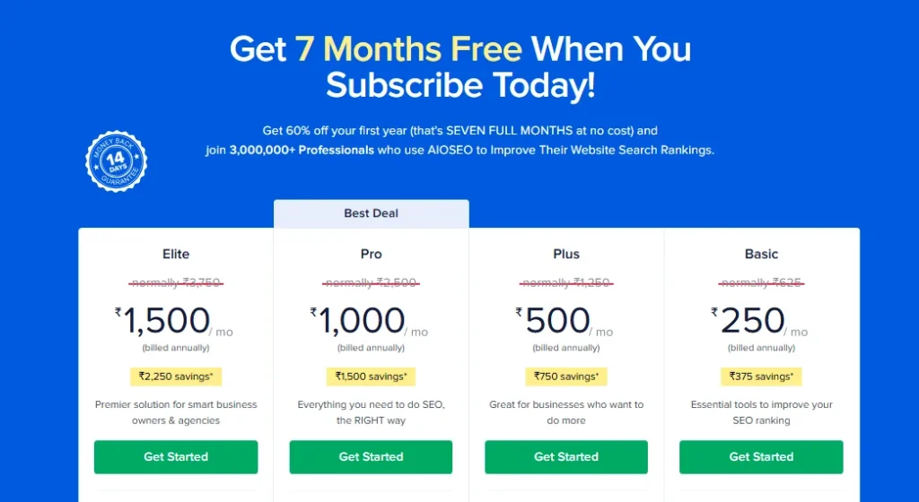 AIOSEO Paid Plans in INR AIOSEO Paid Plans in INR.png themeclues.in