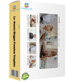 La-Beauty – Premium Blogger Template for Fashion & Beauty Bloggers 💄✨