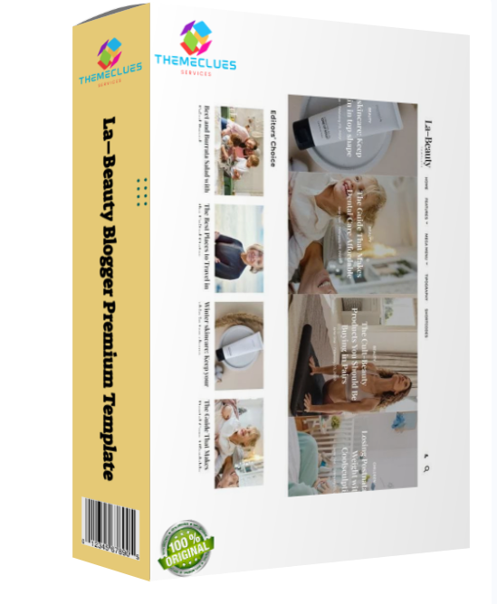 La-Beauty – Premium Blogger Template for Fashion & Beauty Bloggers