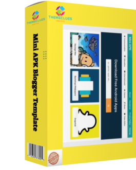 Mini APK – Responsive Blogger Premium Template for App & APK Download Websites 🚀
