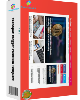 TechSpot – Premium Blogger Template for Tech & News Websites 🚀💻