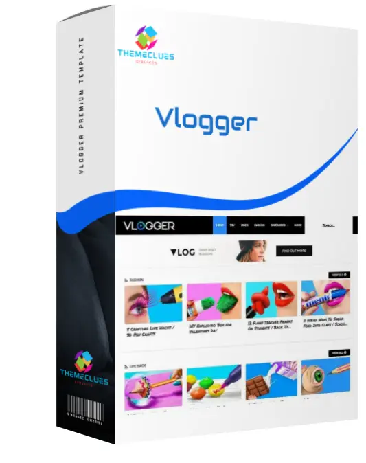 Vlogger – Premium Blogger Template for Video & Content Creators 🎬🔥 1 Vlogger – Premium Blogger Template