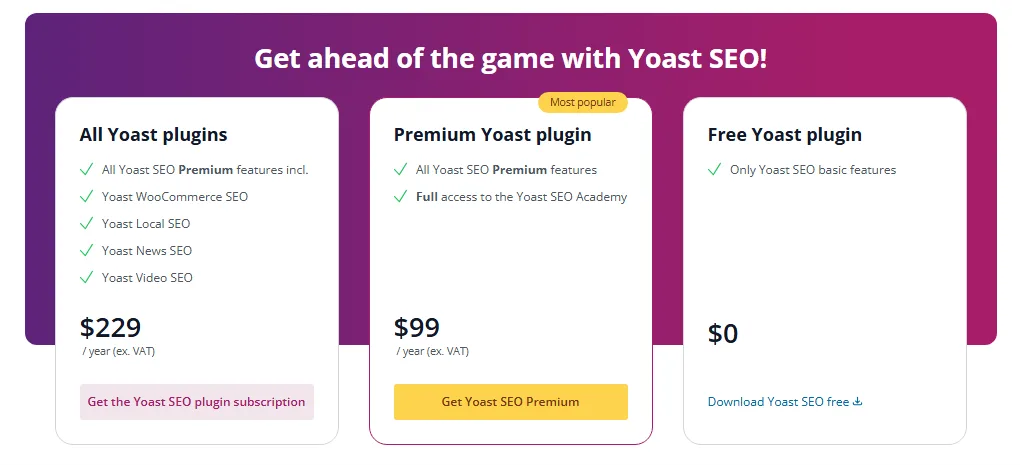 Yoast SEO Paid Plans Yoast SEO Paid Plans.png themeclues.in