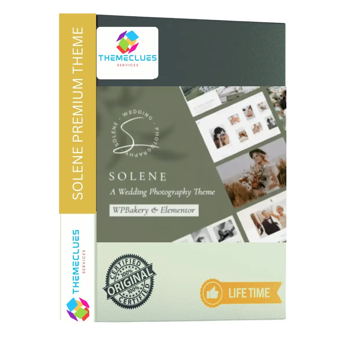 Solene β Premium Wedding Photography WordPress Theme 1 solene