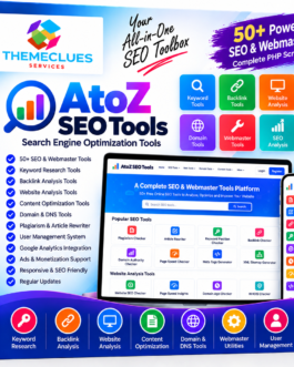 AtoZ SEO Tools – SEO & Webmaster Tools PHP Script
