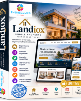 Landiox Single Property WordPress Theme – Real Estate