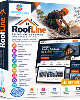 RoofLine – Roofing Services WordPress Theme