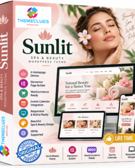 Sunlit Spa & Beauty WordPress Theme – Elementor