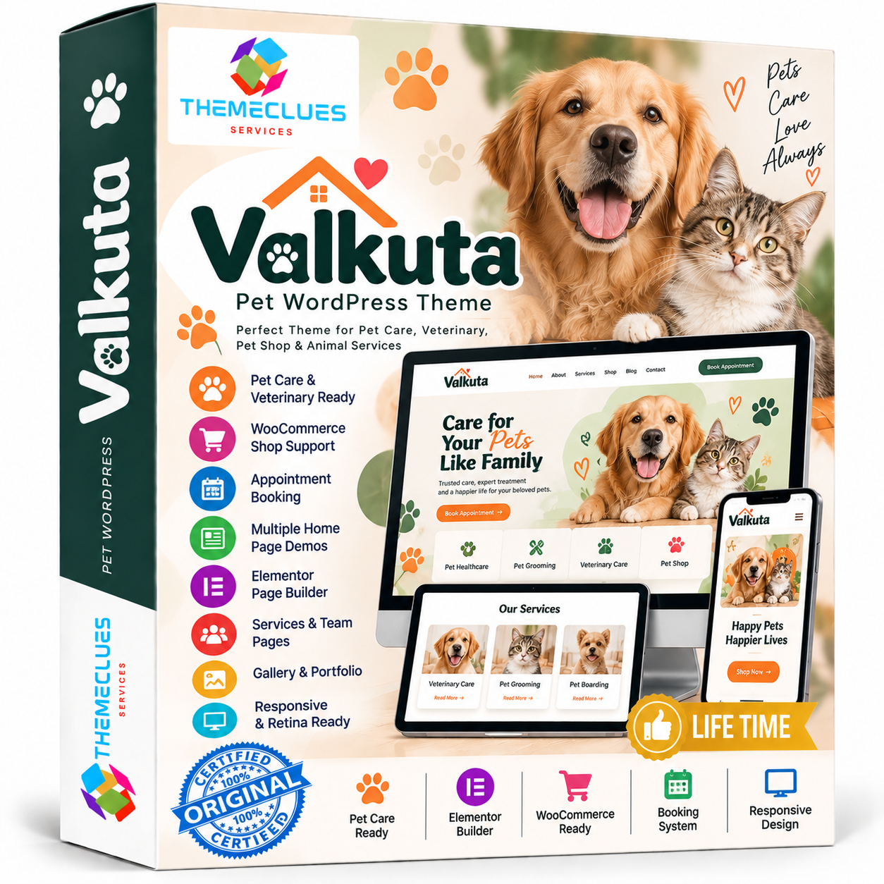 Valkuta Pet WordPress Theme