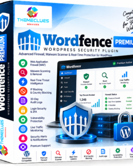 Wordfence Premium WordPress Security Plugin – Firewall & Malware Scanner