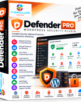 Defender Pro WordPress Plugin – Malware Scanner & Security